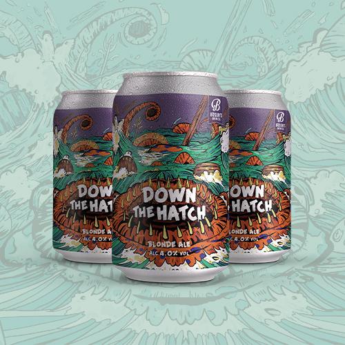 Down The Hatch - 4% ABV - 330ml Can - 24 Pack