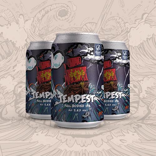 Tempest IPA - 5.6% ABV - 330ml Can - 24 Pack